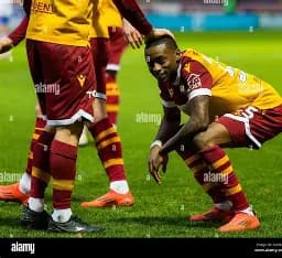 Zimbabwe winger Tawanda Maswanhise playing for Scottish Premiership club Motherwell.